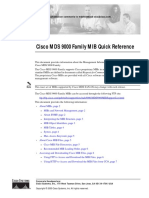 Cisco MDS 9000 Family MIB Quick Reference