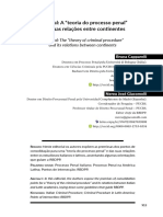 A "Teoria Do Processo Penal" e As Suas Relações Entre Continentes PDF