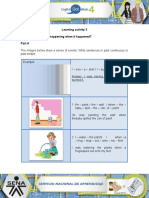 Learning Activity 3 Evidence: What Was Happening When It Happened? Part A