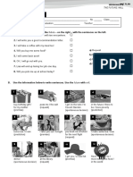 Worksheet 28: The Future: Will