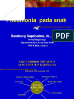 Pneumonia pada anak: Faktor risiko, patogenesis, diagnosis dan penatalaksanaan