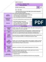 West Lesson Plan-Eurekam01l11tables