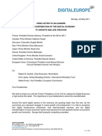 DIGITALEUROPE - G8 - CEO - Letter 2011 - 0 PDF