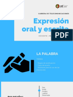 Expresion Oral y Escrita Tema 1