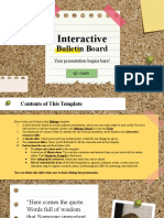 Interactive Bulletin Board by Slidesgo