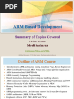 ARM Based Development Course Summary-MouliSankaran