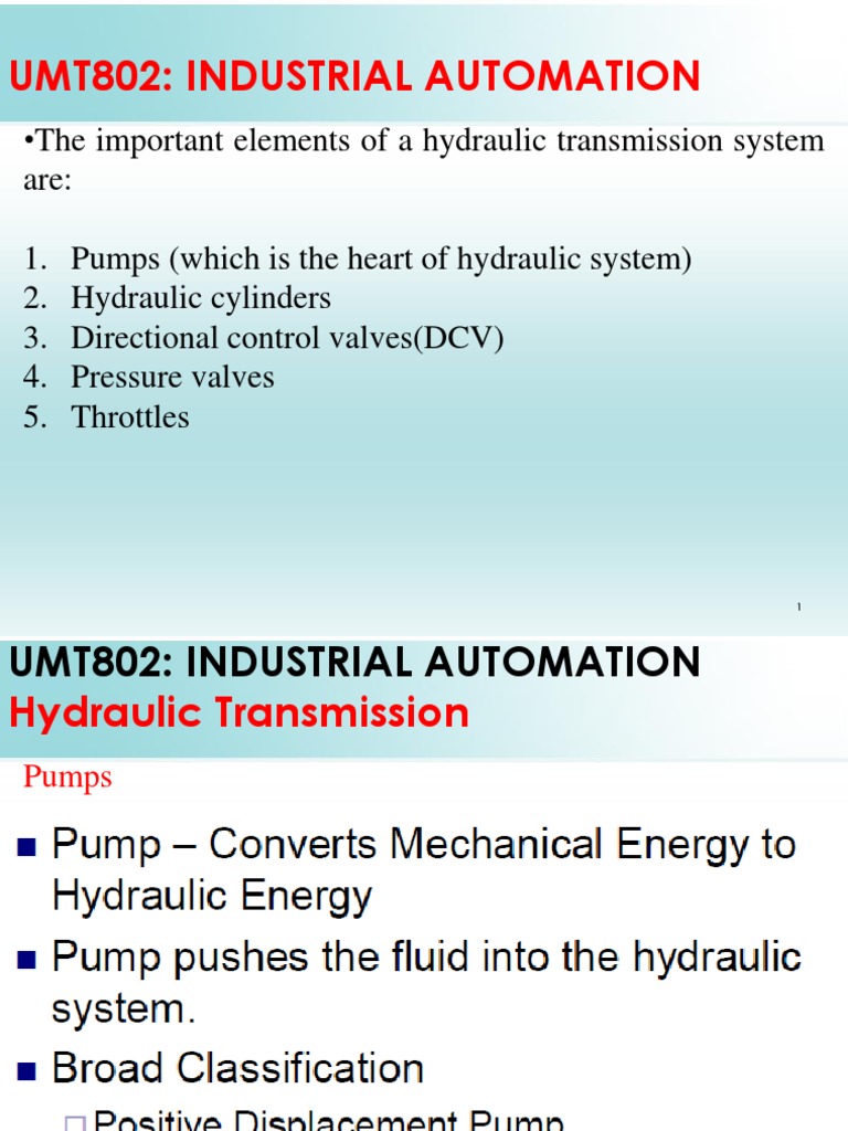 L Hydraulic Pumps PDF PDF Pump Transmission (Mechanics)