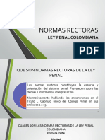 Normas rectoras de la ley penal colombiana