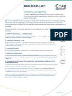 APPROVED - Cloud Migration Checklist From Core PDF