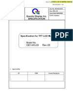 Quanta Display Inc. Specification: QD14XL20 Rev.05