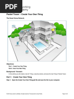 Packet Tracer - Create Your Own Thing