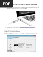Watch TV Online or For Free Via VLC!: 1. Download A Copy of VLC | PDF