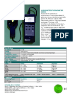 Anemometer/Thermometer with Max-Min-Avg Functions