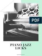 Piano Jazz Licks