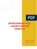 Normas de Bioseguridad Genetica.