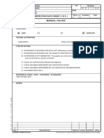 Inspection Data Sheet (I D S) : Manual Valves
