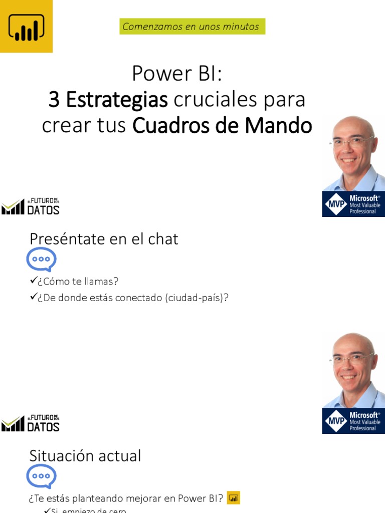 Estrategias para Cuadros de Mando en Power BI | PDF | Spamming | Chat ...