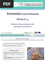 APRESENTAÇÃO - MÓD. 4 - Moeda e Financiamento da Atividade Económica