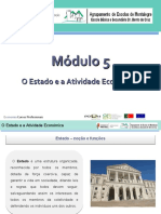 APRESENTAÇÃO - MÓD. 5 - O Estado e A Atividade Económica