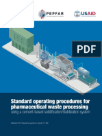 Standard Operating Procedures For Pharmaceutical Waste Processing