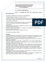 Guia 6. Gestion Del Plan de Acción Del Clima Organizacional