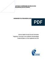 ¿Cuáles Son Los Principios Básicos de La Propuesta de Enseñanza y Aprendizaje Del Enfoque Hermenéutico