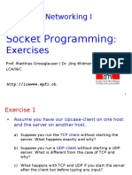Socket Programming Exercises: TCP vs UDP for File Transfers