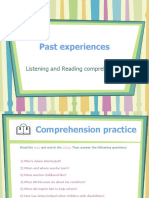 L3G6 11A Past Experiences (List+Read Comp) PDF