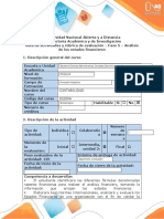 Guía de Actividades y Rúbrica de Evaluación - Fase 5 - Análisis de Estados Financieros