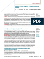 Adenovirus Infection in Adults: Reactive Response of Polymorphonuclear Neutrophilic Leukocytes Study