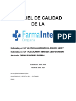 MANUEL DE CALIDAD Farmaintegra