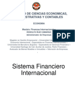 SISTEMA FINANCIERO INTERNACIONAL