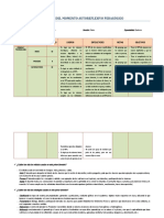 1°bimestre - Esquema - Momento - Autoreflexivo Pedagógico - Secundaria - GHS - 2017