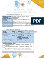 Guía de actividades y rúbrica de evaluación-Tarea 4- Discurso