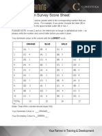 Part 2 - Personality Styles Scoring