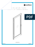 PAN-Serie AB-Puerta-Batiente-Interna