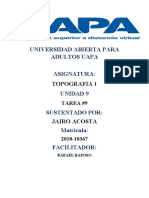 Universidad Abierta para Adultos Uapa Tarea 9 Topografia