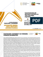 Caracterización de Alteración Sericítica - ProExplo 2019 - Sebastian B.