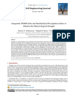 Integrated TRMM Data and Standardized Precipitation Index To Monitor The Meteorological Drought PDF