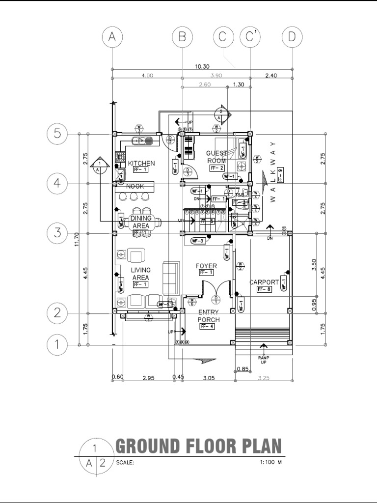 Ground Floor Plan Layout | PDF