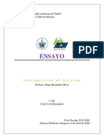 Ensayo - El Derecho y Las Ciencias Sociales PDF