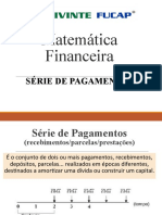 Série de Pagamentos: Conceitos e Fórmulas