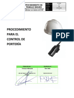 PTS 002 - CONTROL DE PORTERIA