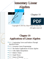 Applications of Linear Algebra