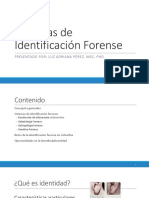 Sistemas de identificación forense: claves para el reconocimiento humano