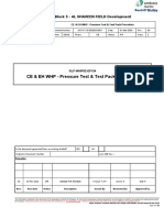 CE & EH WHP - Pressure Test & Test Pack Procedure: Block 5 - AL SHAHEEN FIELD Development