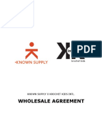 Wholesale Agreement KKi