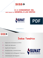 Aspectos A Considerar Del Impuesto General A Las Ventas: Lic. Mario MAURICIO V