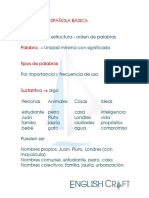 GRAMÁTICA ESPAÑOLA BÁSICA (1)