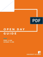 Open Days Open Day Guide: Undergraduate